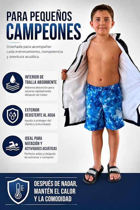 Macar Parka Polar Deportiva Niños/as, Impermeable talla 12 - GRADO B
