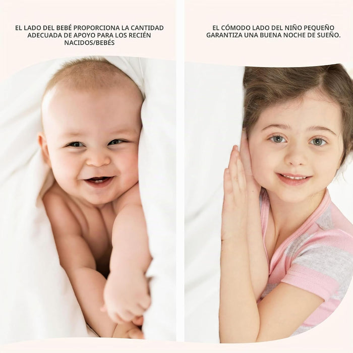 Colchón Dream On Me 2 en 1 transpirable de 3 cm para minicuna, color blanco GRADO B