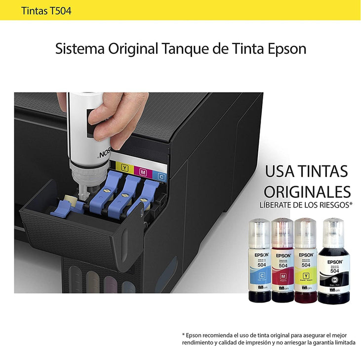 TINTAS EPSON PACK X3 ECOTANK T504 CIAN MAGENTA AMARILLO GRADO A. - TiendaKomet México