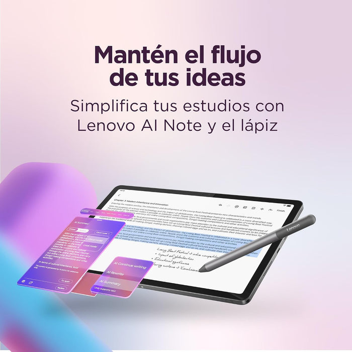 TABLET LENOVO IDEATAB 11 PULGADAS 2.5K 8GB RAM 128GB GRADO B