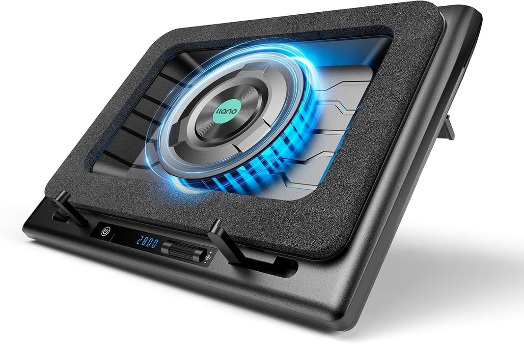 BASE ENFRIADORA LLANO V12 LAPTOP 21 TURBOVENTILADOR RGB 3 USB GRADO B