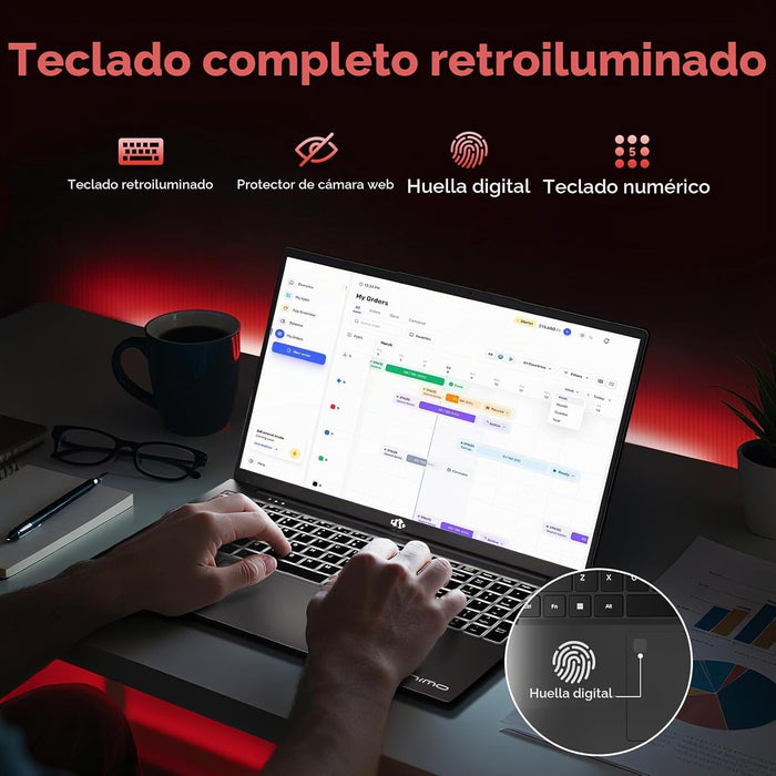 Laptop Nimo 17.3 Pulgadas | Amd Ryzen 5 6600H | 32Gb Ram + 1Tb Ssd | Grado B (Raya Vertical En Pantalla, 100% Funcional)