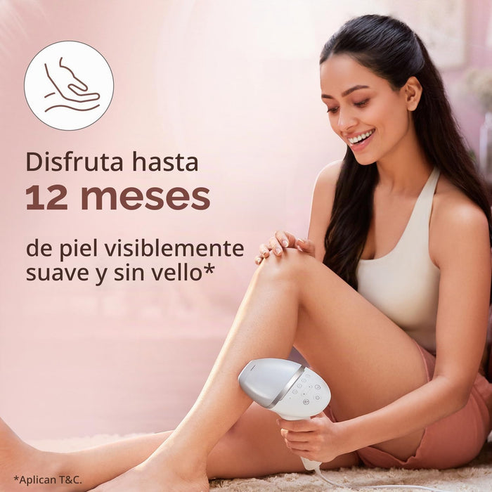 DEPILADORA PHILIPS LUMEA PRESTIGE BRI947/50 IPL 4 CABEZALES BLANCO GRADO B