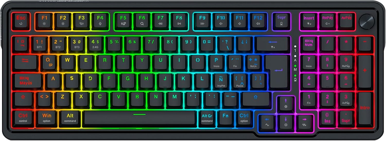 Teclado Gamer Redragon Eisa K686 RGB (Español Latinoamericano) | Grado B