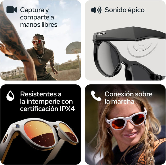 OAKLEY | META HSTN - CON META AI Y COMPATIBILIDAD DE AUDIO, FOTO Y VIDEO - CLEAR, CLEAR TO GREY TRANSITIONSÂ® TRANSPARENTE GRADO B