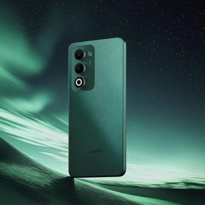 OPPO A5 VERDE AURORA 256 GB + 4GB, CAMARA 50MP + 5MP, BATERI­A DE 5 AÑOS + CARGA RÁPIDA 45W, RESISTENCIA GRADO MILITAR, PANTALLA ULTRABRILLANTE 1000 NITS, AI GRADO A