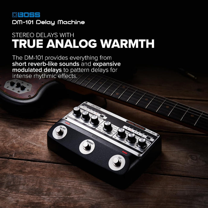 PEDAL DELAY BOSS DM-101 ANALOGICO GUITARRA NEGRO GRADO B