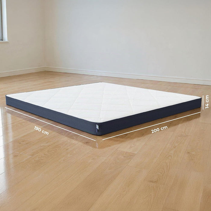 Colchón King Size En Caja Ortopédico Espuma Alta Densidad Dr joohn 18 Cm Blanco GRADO B