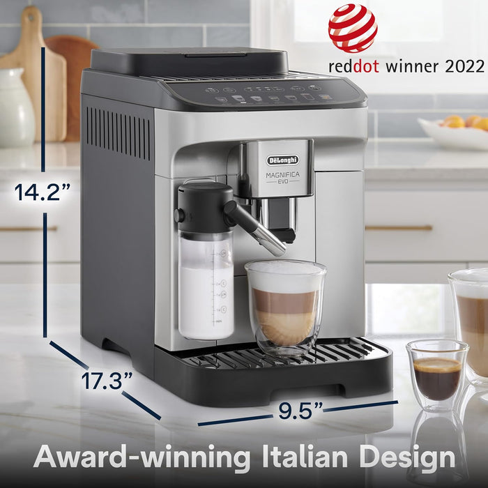 CAFETERA DELONGHI MAGNIFICA EVO C/ LATTE ECAM29084SB PLATEADO GRADO B