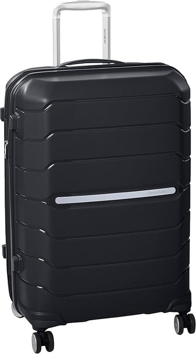 Valija Samsonite octolite Negra lisa mediana rígida 8 ruedas tsa fuelle extensible - grado b signos de almacenamiento