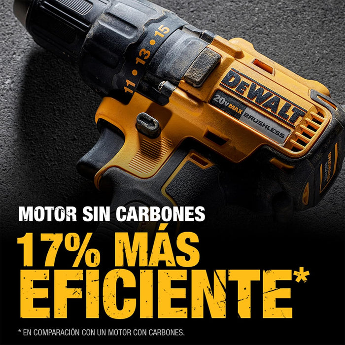 TALADRO ATORNILLADOR INALAMBRICO DE 13MM DEWALT DCD7771D2 20 V 2 BATERIAS DE 2AH ACCESORIO CON ESTUCHE DE PLASTICO 1 GRADO A - TiendaKomet México