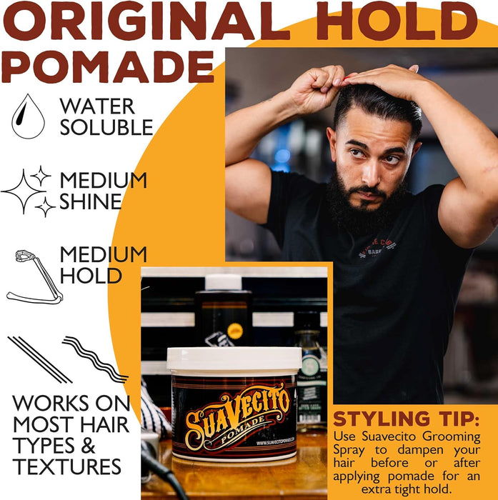 Suavecito Pomada Original 32 Oz Cabello-Grado B