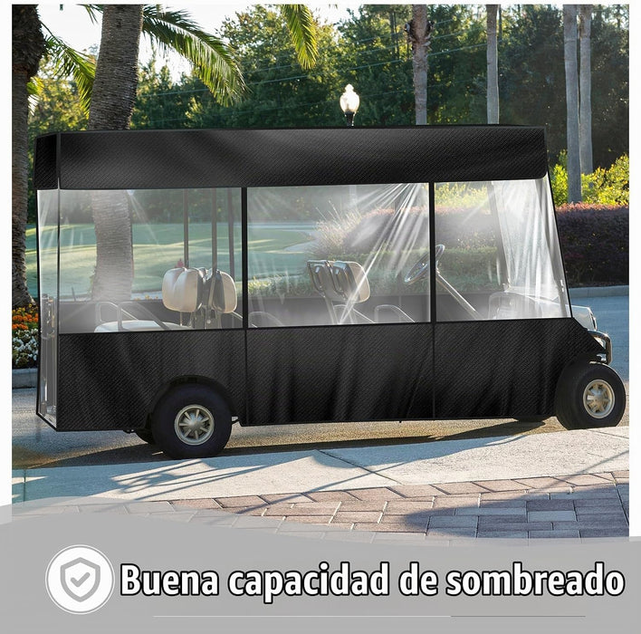 CUBIERTA PARA CARRITO DE GOLF 6 PASAJEROS | UNIVERSAL 10L0L | GRADO A (NUEVA, IMPECABLE)