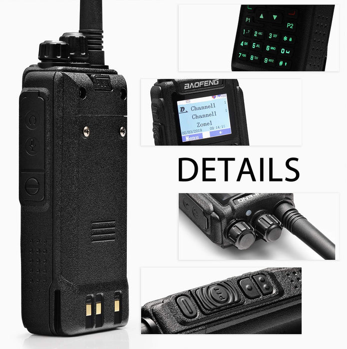 RADIO DIGITAL BAOFENG DMR ENCRIPTADOS OPEN GD77 UHFVHF GRADO A