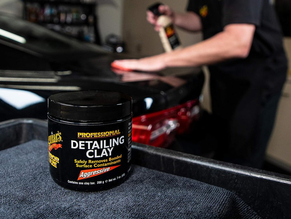ARCILLA AGGRESSIVE VEHÍCULOS EFECTO ESPEJO 200GR MEGUIAR'S GRADO A