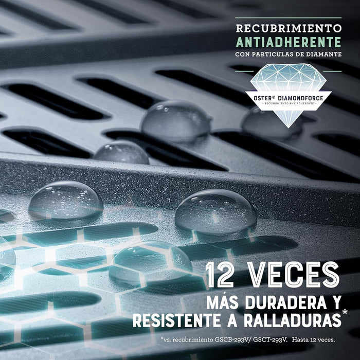 Freidora de Aire Digital, Recubrimiento Oster® DiamondForce, 7.5L de Capacidad, 10 Programas Automáticos GRADO B