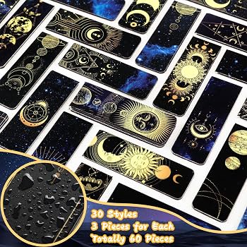 30 Marcapáginas de Cartoncillo con Diseño de Galaxia | Grado B