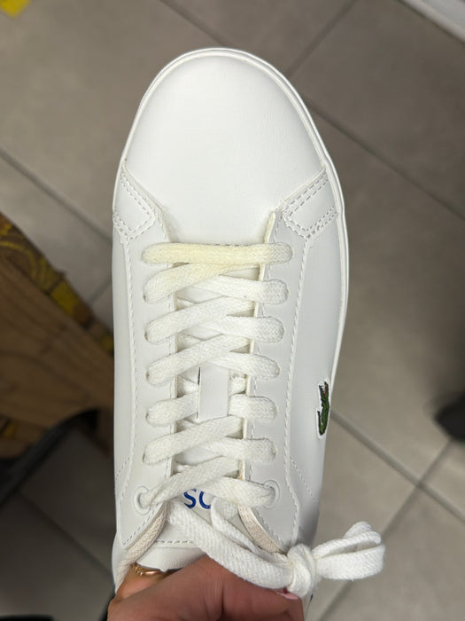 SNEAKERS LACOSTE POWERCOURT PARA JUNIOR BLANCO LISO 23.5 MX GRADO B