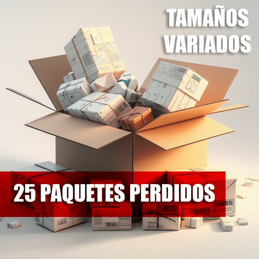 CAJA DE PAQUETES SORPRESA (PAQUETES PERDIDOS) - TiendaKomet México