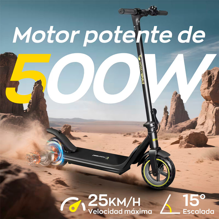 HITWAY H12 SCOOTER ELÉCTRICO PLEGABLE 500W POTENCIA MÁX GRADO B