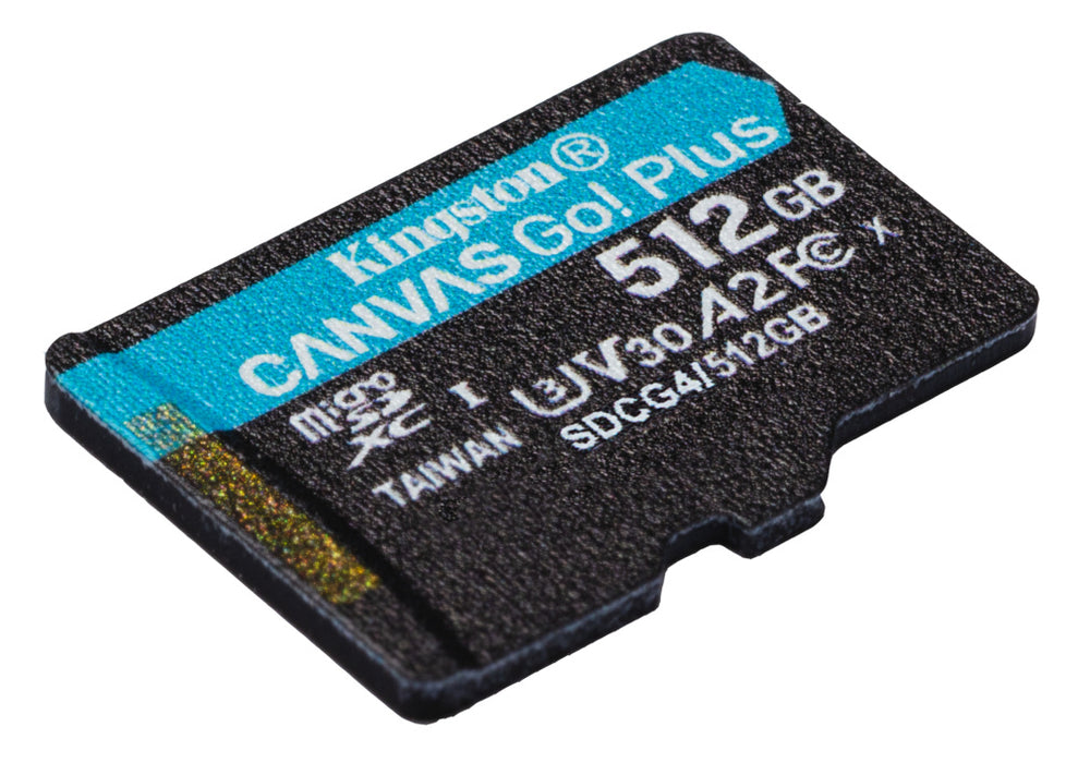 MEMORIA MICROSD KINGSTON CANVAS GO PLUS GEN4 512GB 200MB/S GRADO B