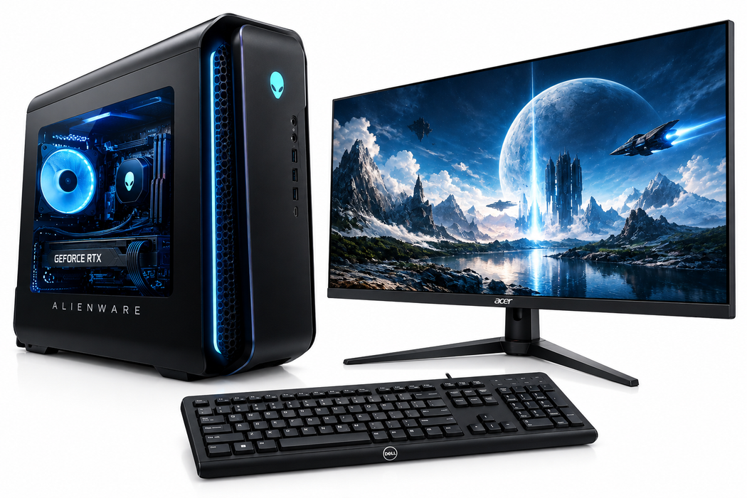 COMBO PC GAMER GAMA ALTA Y MONITOR ACER 3D GRADO A