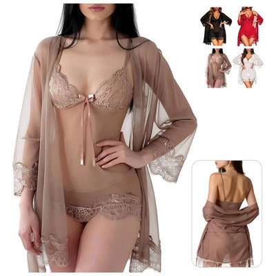 Camisón de Encaje de una Pieza para Mujer | Grado B