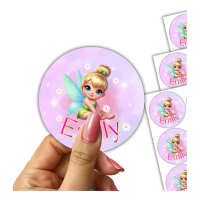 Calcomanía Hada Tink para Moto Auto Sticker 7X10CM | Grado B