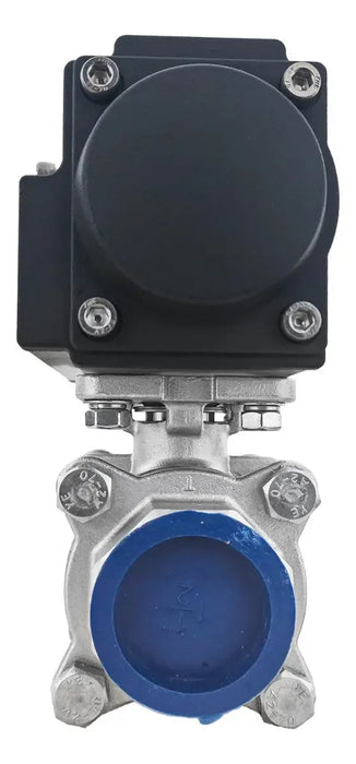Válvula De Bola En Inox De 1  Con Actuador Simple Efecto GRADO B