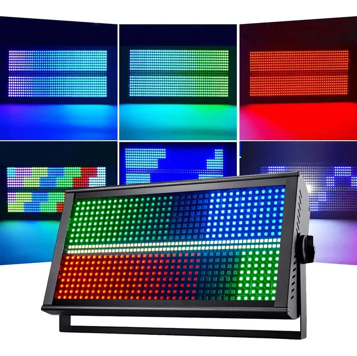 LUZ ESTROBOSCOPICA LED 1000W 48+8 LEDS RGBW ESCENARIO GRADO A