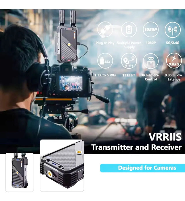EXTENSOR VIDEO HDMI KVM INALAMBRICO 400M 1080P GRADO B