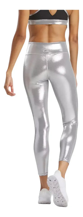 LUX CHROME HR TIGHT REEBOK ADULTO MUJER PLATEADO LISA TALLA L GRADO B