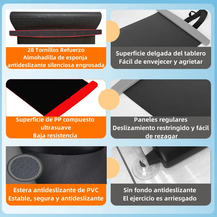 tapete deslizante de entrenamiento patinaje equilibrio 180cm 1 GRADO B