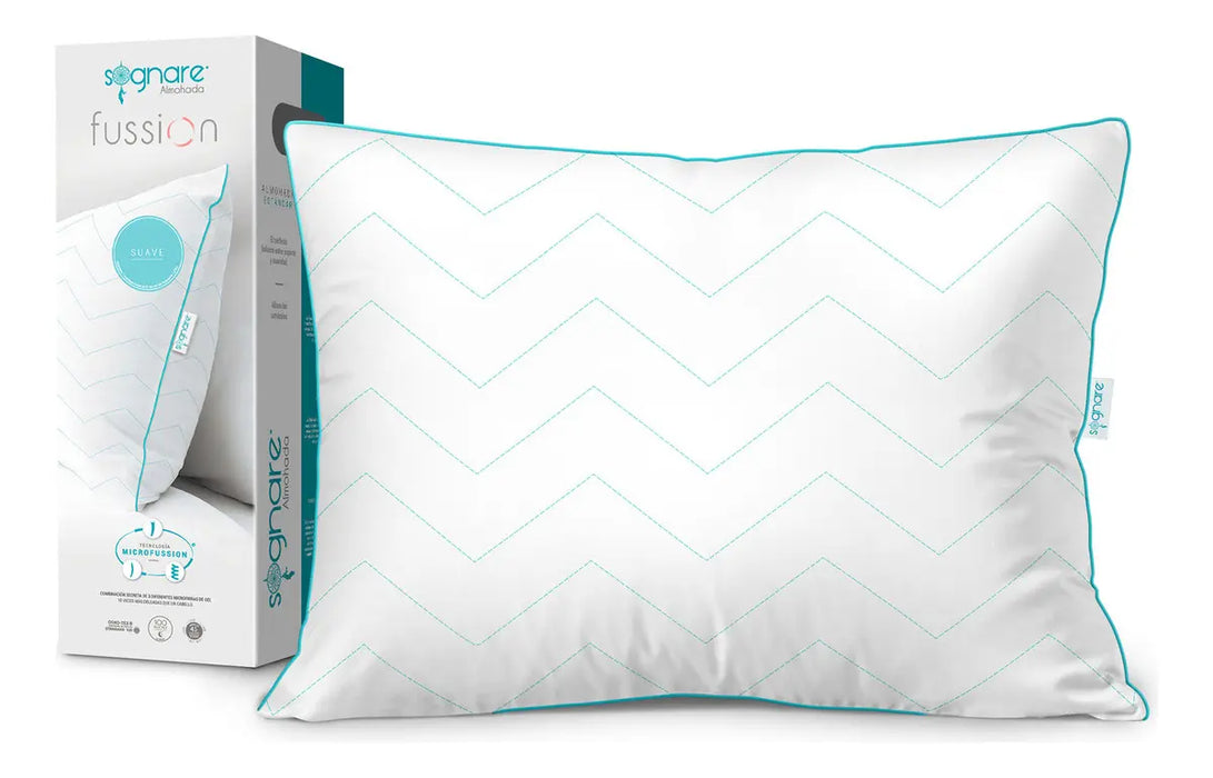 Sognare® Almohada Fussion Tamaño Estándar Relleno Firme Blanco GRADO B