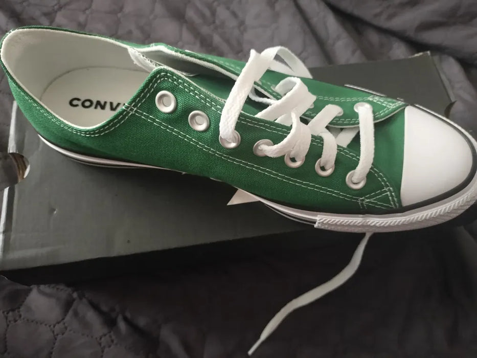 Tenis Converse Chuck Taylor 150476C Unisex Verde Liso Talla 24.5 MX | Grado B