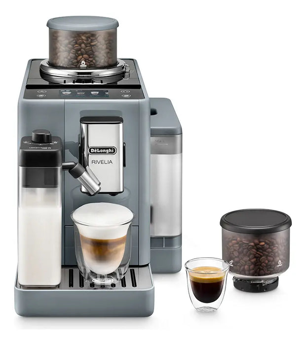 CAFETERA DELONGHI RIVELIA EXAM44055G PLATEADO GRADO B