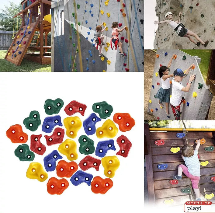 SOPORTES COLORIDOS PARA ESCALADA EN PARED KINSPORY, 25 UDS. GRADO  B - TiendaKomet México