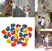 SOPORTES COLORIDOS PARA ESCALADA EN PARED KINSPORY, 25 UDS. GRADO  B - TiendaKomet México