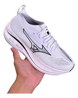 Tenis Mizuno Wave Rider 29 Hombre Blanco Liso Talla 26 MX | Grado A