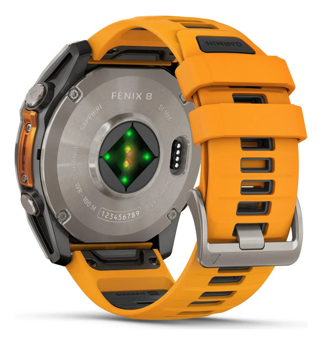 monitor garmin fénix 8 47mm amoled safiro titanio GRADO A
