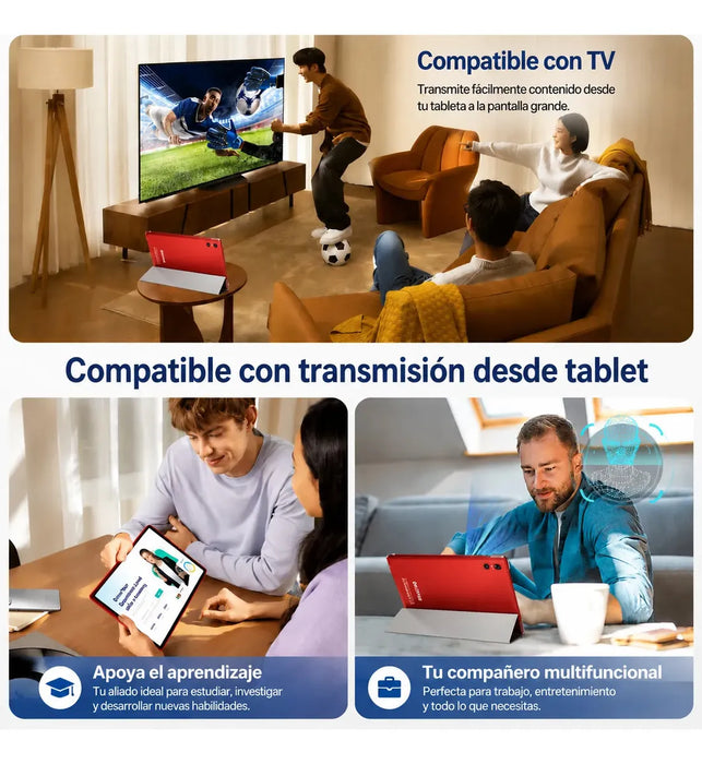 TABLETA ANDROID 15 TABLET 20GB RAM+ 128GB ROM  SKYEGG ROJO GRADO B