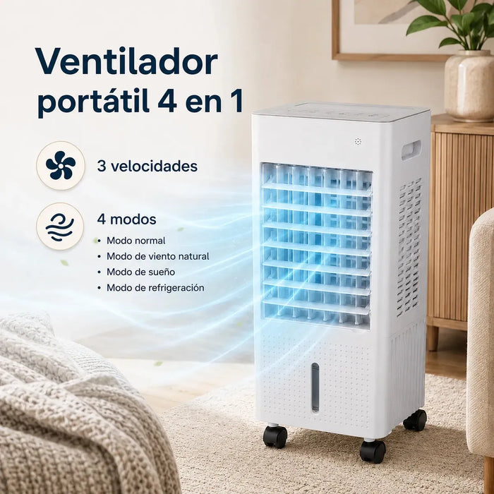 Ventilador Censtech 4 en 1 13L 70° 3 Velocidades Blanco Grado B