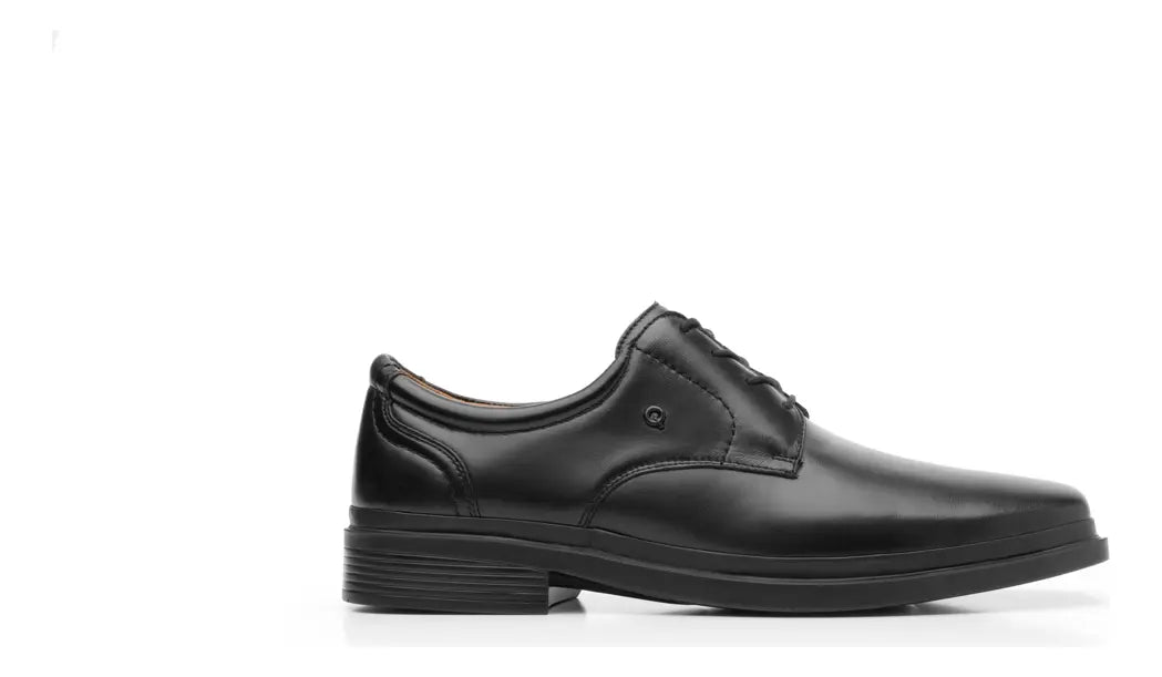 Zapato Caballero Vestir Oficina Confor Quirelli 701305 Negro #6mx (Grado B)