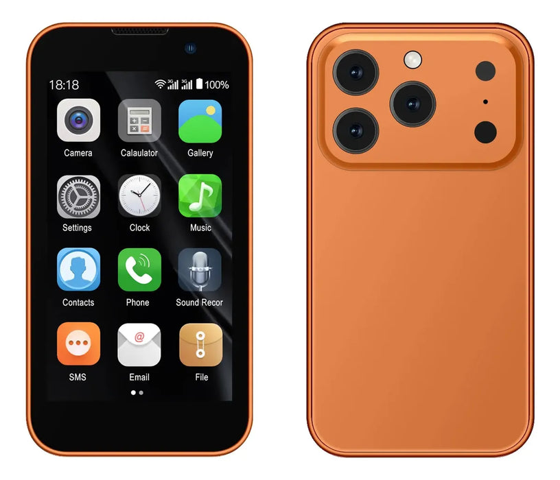CELULAR W&O I17 MINI 3G 4GB 64GB 3.75 PULGADAS NARANJA GRADO B