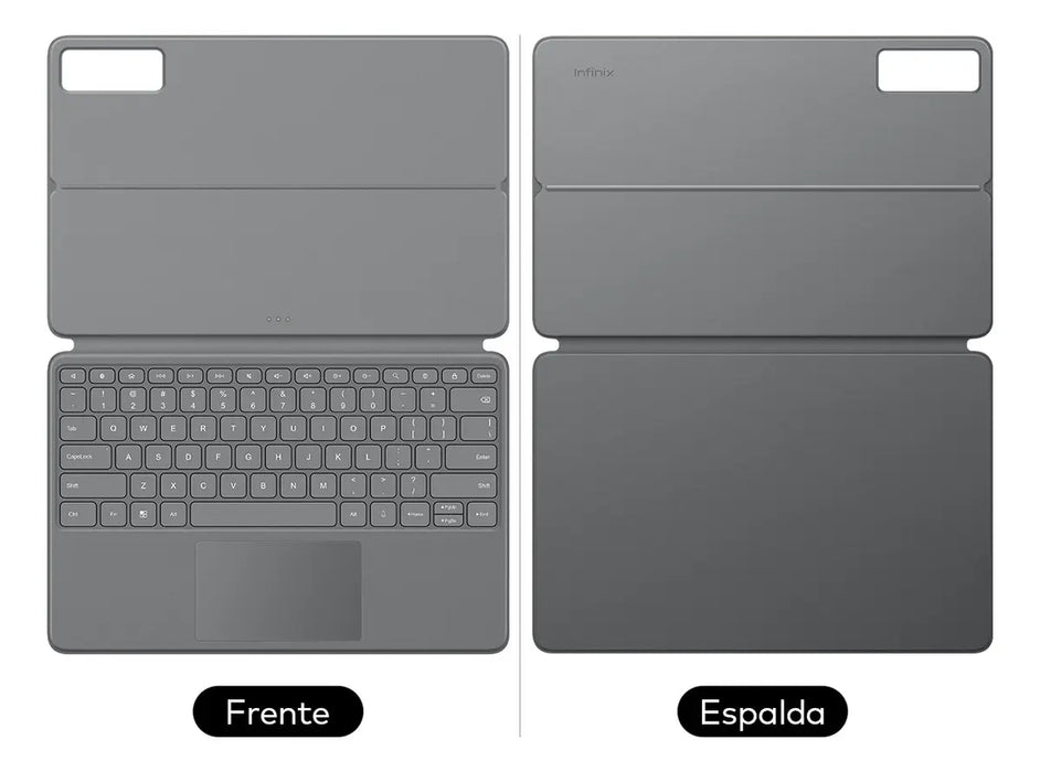 TECLADO CON FUNDA Y TOUCHPAD PARA INFINIX XPAD GT GRIS GRADO B