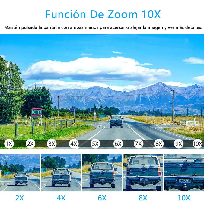 Cámara de Seguridad Exterior 4k con Tarjeta Sim 4g Full HD ptz Visión Nocturna Sirena Audio Bidireccional - Grado B