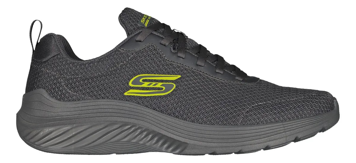 Tenis Skechers Caballero 22024mxdkgy Bobs Gris Lisa 26.5 Mx GRADO A
