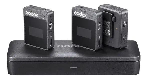 MICRÃ³FONO INALÃ¡MBRICO GODOX MOVELINK II M2 DUAL 3.5MM NEGRO GRADO B