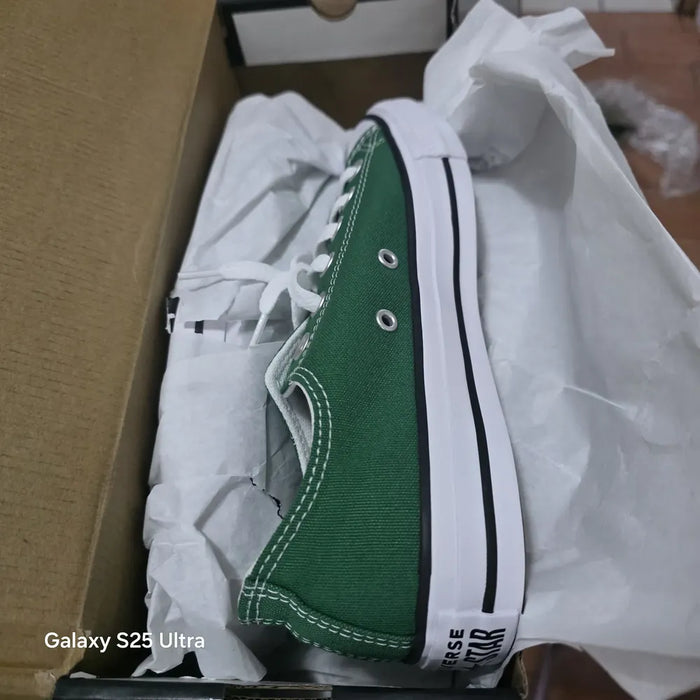 Tenis Converse Chuck Taylor 150476C Unisex Verde Liso Talla 24.5 MX | Grado B