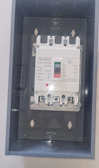 Gabinete + Interruptor 80 Amper Caja Moldeada 3 Polos Termo Sobreponer-GRADO B
